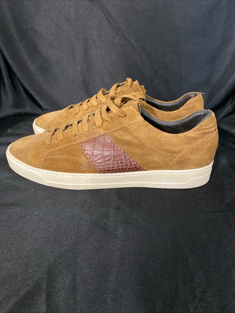 Bruno Magli Men’s Suede Casual Sneakers in Brown